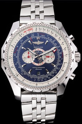 Breitling Bentley Supersports Blue Dial Stainless Steel Case And Bracelet 622221 Fake Breitling Bentley