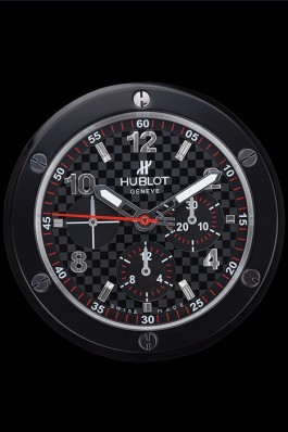 Hublot Big Bang King Power Wall Clock Black-Grey 622467 Replica Watch Hublot