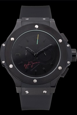 Hublot Limited Edition Ayrton Senna 2009 Black Dial Watch 98073 Hublot Replica