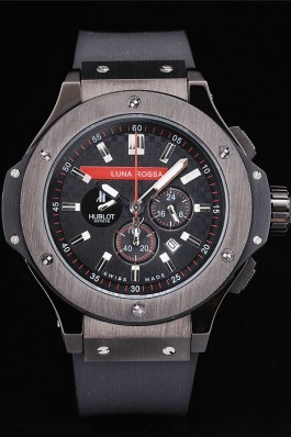 Hublot Limited Edition Luna Rosa Black Dial Watch Hublot Replica