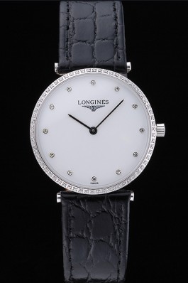 Longines La Grande Classique White Dial Diamond Markers Homme 622135 Replica Longines Classic