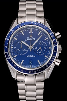 Omega Speedmaster Blue Dial Stainless Steel Case And Bracelet 622802 Omega Speedmaster Replica