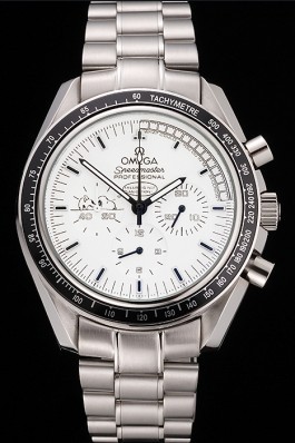 Omega Speedmaster Professional Apollo 13 Silver Snoopy Award White Dial Stainless Steel Case And Bracelet Omega Speedmaster Replica