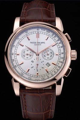 Patek Philippe Grand Complications Perpetual Calendar White Dial White Chronograph 622261 Fake Patek Philippe