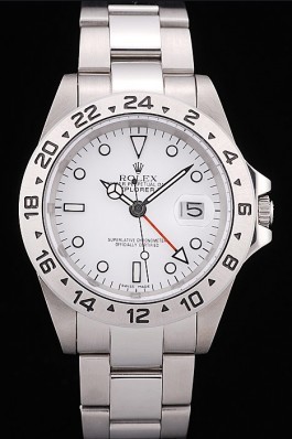 Rolex Explorer Stainless Steel Bezel White Dial Replica Rolex