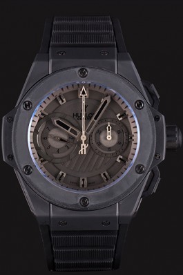 Swiss Hublot King Power Black Dial with Rubber Band shb10 621403 Hublot Replica Watch