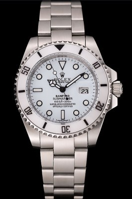 Swiss Rolex Submariner Bamford White Dial Stainless Steel Bracelet 1453978 Rolex Submariner Replica